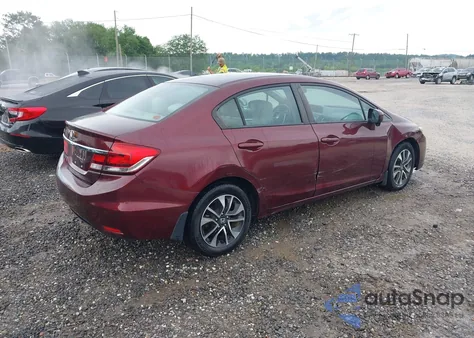 2014 Honda Civic Ex z USA, uszkodzony, nr VIN 19XFB2F82EE047431